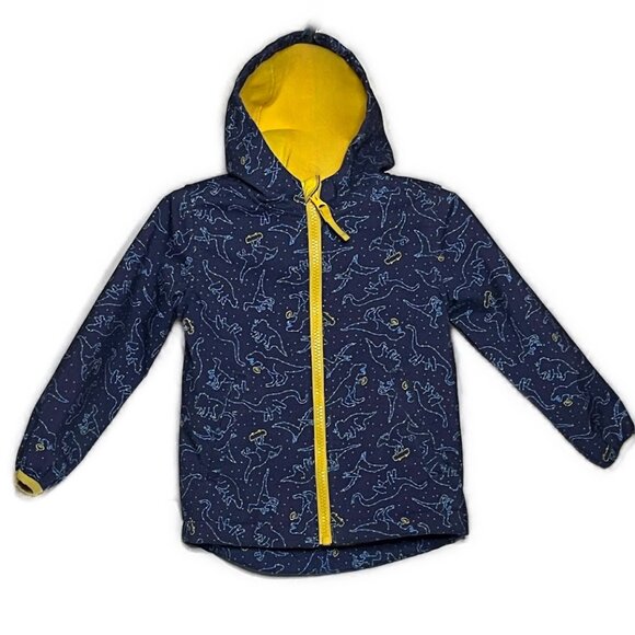 Cat & Jack Space Dino Jacket Fleece-Lined Size 3T - Picture 1 of 6